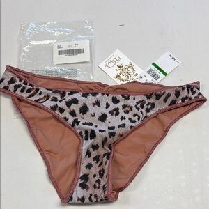 BECCA Leopard Print Bikini Bottom (Matching Top Available)